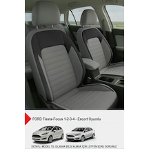 Mocha Taytüyü Oto Koltuk Kılıfı Ford Focus-fiesta-escort Uyumlu Füme