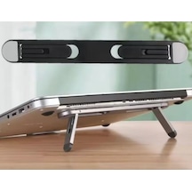 2 Kademeli Katlanabilir Ve Yapışkanlı Laptop Standı