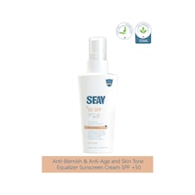 Seay SPF50+ Yüksek Korumalı Leke Karşıtı ve Cilt Tonu Eşitleyici Güneş Kremi Su Bazlı 125 ML