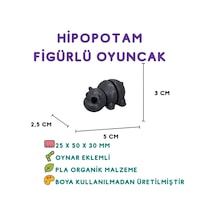 10'lu Set Penguen Hipopotam Fare Kedi Aslan Kurbağa Timsah Fok