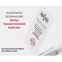 Tuğralı Kauçuk Çelik Erkek Bileklik Çelik