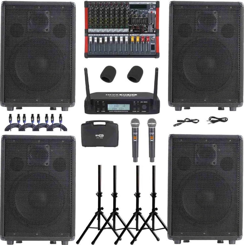Lastvoice İdeal Plus Paket-3 Okul Tören Ve Canlı Müzik Ses Sistemi Seti