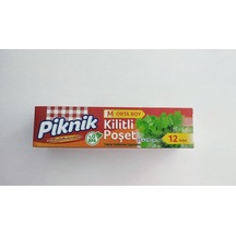 Piknik Kilitli Poşet M Orta Boy 1*12 Adet