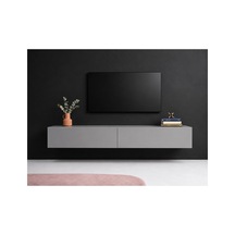 Mdf Nuvola Premium Tv Ünitesi Sis Gri 150 Cm Sis Gri
