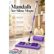 1 Adet Yedek Bez Fayans Duvar Yüzey Cam Mikrofiber Mandallı Mop