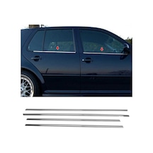 Vw Golf 4 Krom Cam Çıtası 1998-2004 4 Parça