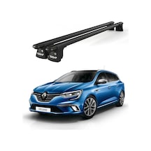 Trio-ıı Renault Megane Kombi 2016 Ve Sonrası Uyumlu Siyah Kilitli Ara Atkı 120cm Port Bagaj Tavan Barı