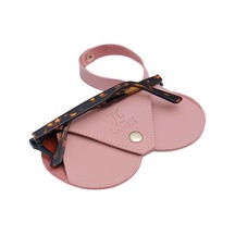 Pilook Modern Tasarım Pembe Gözlük Kılıfı