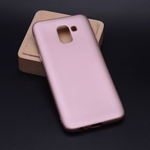 Samsung Galaxy Uyumlu J6 Kılıf Esnek Yapılı İnce Slim Silikon Kapak Ryc/premier Rose