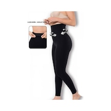 Lazer Kesim 2 Beden Incelten Hayalet Korseli Yüksek Bel Tayt SiYAH Lazer Kesim 2 Beden Incelten Hayalet Korseli Yüksek Bel Tayt SiYAH