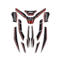 Motosıklet Kaplama Kanuni Seha Uyumlu Tank Pad Full Set 01