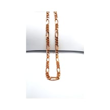 Omar Silver Unisex Figaro 4,4 Mm Gümüş Kolye Zincir