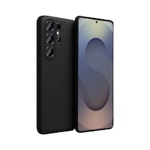 Samsung Samsung Uyumlu Galaxy S26 Ultra Nano İçi Kadife Silikon - Siyah