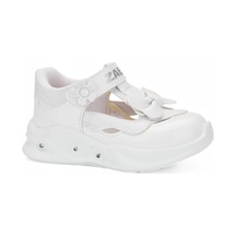 4023 Kız Bebek Yazlık Işıklı Sneaker Beyaz