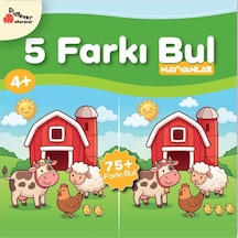 Playever 5 Farkı Bul - Hayvanlar, Dikkat Ve Görsel Algı Etkinlik Kitabı