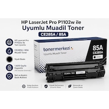 Hp Laserjet Pro P1102w İle Uyumlu, Toner / Ce285a / 85a