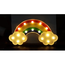 Led Işıklı Gökkuşağı Gece Lambası Çr