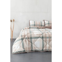 Comforter Çift Kişilik Yorgan Seti Wera Yeşil Renkli
