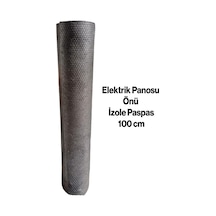 Siyah Elektrikçi Paspası İzole Halı Yalıtkan Paspas Elektrik Panosu Önü Serilen 3 Mm 100 X 100 Cm