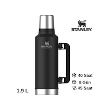 Stanley Legendary Klasik Vakumlu Paslanmaz Çelik Termos 1.9 Lt Siyah