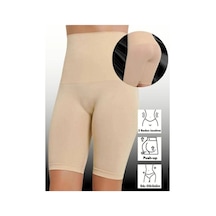 Kalça Kaldırıcı Popo Destekli Yüksek Bel Dikişsiz Seamless Ten Korse Tayt Ten