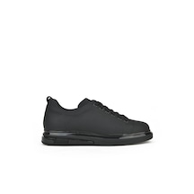 Ziya, Erkek Hakiki Deri Sneaker 1411026z865 Siyah Siyah