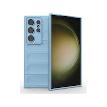 Newface Samsung Galaxy S24 Ultra Kılıf Optimum Silikon - Sky Blue Gökyüzü Mavisi