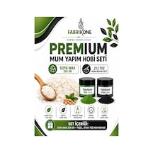 Premium Mum Yapım Hobi Seti - Soya Wax 250 Gr - 2'li Toz Mum Boyası Seti - Yeşil, Siyah Bkfabsw2502ys Karışık