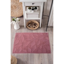 Eumenia Avangarde Desen 50X70 Cm Gül Kurusu Renk Ayak Havlusu Gülkurusu