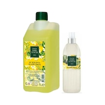 Eyüp Sabri Tuncer 80 Derece Klasik Limon Kolonyası Bidon Kilitli Kapak 1 L + Sprey 150 ML