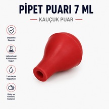 Pipet Puarı 7 Ml - Kauçuk Puar
