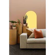 MSticker Bohem Tarzı Oval Sarı Duvar Dekorasyon Sticker 60x100 Cm