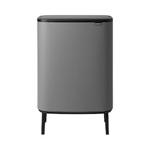 Brabantia Çöp Kutusu Bo Touch Bin Kapak 30+30 Lt Beton Gri 130663 Gri
