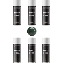 6 Adet Ral 6005 Yosun Yeşil Sprey Boya 400 Ml.