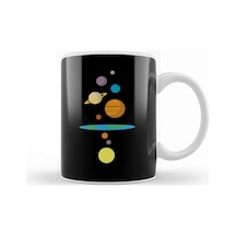 Flat Earth Solar System Kupa Bardak Porselen Karışık