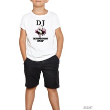 Hip-Hop Dj Beyaz Çocuk Tişört