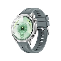 Huawei Gt2 46mm Znth Krd-148 22mm Silikon Kordon - Koyu Gri