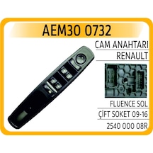 Aem Cam Anahtarı Fluence Sol Çift Soket 09-16 Aem30 0732 254000008r