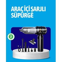 Hepa Filtreli Sessiz Çalışan Kablosuz Şarjlı Mini Süpürge 1 Adet