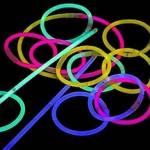 Glow Stick Fosforlu Kırılan 20 CM Eğlence Çubuk 100 Adet N11.189