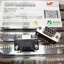 618009233821 9pin Dişi 90 D-sub Konnektör 20 Adet