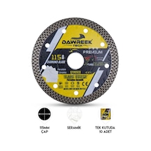 Dawreek Dt005cd 115mm Premium Sürekli Çember Pro Elmas Testere Seramik