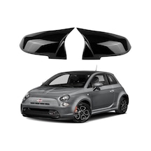 Fiat 500 2014- Araca Özel Batman Yarasa Ayna Kapağı Pianoblack