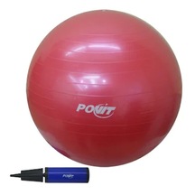 Povit Pilates Topu ve Pompası Kırmızı Renk 55 CM