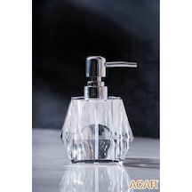 Akrilik Sıvı Sabunluk Şeffaf