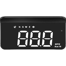 Novahub 3.5 İnç Araç Hud Gösterge: Hız, Yorgunluk Ve Aşırı Hız Alarmı İle Gps Uyumlu Sürüş Asistanı