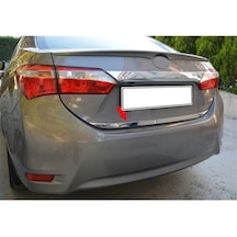 Woc Chrome Toyota Corolla Uyumlu Krom Bagaj Alt Çıta 2013-2018 Paslanmaz