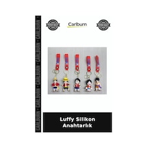 Luffy Silikon Anahtarlık Aksesuar Çeşitleri Günlük Kullanım Arkadaşa Hediye