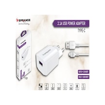 Sprange T-21 2.1A 10,5W Type-C Şarj +Usb Data Kab