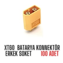 Xt60 Batarya Konnektör Erkek Soket 100 Adet